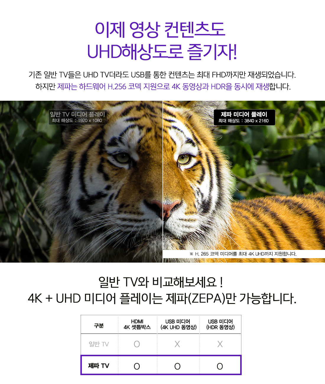 [ZEPA]제파55 UHD 4K TV